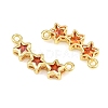 Brass & Glass Pendants KK-CBA6A75-54G-12-2