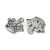 Zinc Alloy with Crystal Rhinestone Pendants FIND-WH0126-137A-P-2