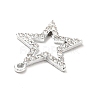 Alloy Rhinestone Pendants ALRI-C007-28P-4