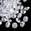 Clear Grade A Diamond Shaped Cubic Zirconia Cabochons X-ZIRC-M002-8mm-007-1