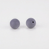Round Silicone Focal Beads SI-JX0046A-44-2
