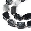 Natural Eagle Eye Stone Beads Strands G-C098-A16-01-2