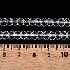 Transparent Glass Beads Strands GLAA-N001-61A-4