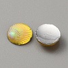 Opaque Resin Cabochons LS-CRES-WH0010-044I-2