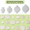 304 Stainless Steel Stamping Blank Tag Charms STAS-CJ0002-01-2