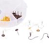 Brass Earring Setting Sets KK-PH0015-04-2