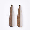 Resin & Walnut Wood Big Pendants X-RESI-T035-05-1
