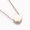 304 Stainless Steel Pendant Necklaces NJEW-O118-31-4