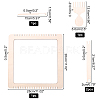 DIY Poplarwood Wooden Weaving Loom Sets TOOL-NB0001-92-2