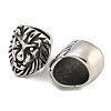 316 Surgical Stainless Steel Large Hole Beads Hand Polished STAS-Q326-05AS-03-2