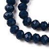 Opaque Solid Color Glass Beads Strands EGLA-A034-P2mm-D16-3