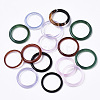 Natural White Chalcedony Linking Rings G-N0326-036-01-1