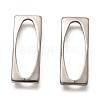 Non-Tarnish 201 Stainless Steel Linking Rings STAS-Z031-07P-1