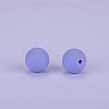 Round Silicone Focal Beads SI-JX0046A-106-2