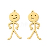 Ion Plating(IP) 304 Stainless Steel Pendants STAS-C003-06G-2