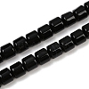 Natural Black Agate(Dyed & Heated) Beads Strands G-G275-D15-10x10mm-2