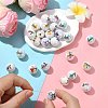 30Pcs 5 Styles UV Plating Iridescent Acrylic Beads OACR-SZ0001-91-4