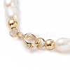 Grade A Natural Pearl Beaded Bracelets with Brass Spring Ring Clasps for Women BJEW-JB08037-5