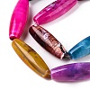 Natural Agate Dyed Beads Strands G-T138-230J-3