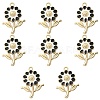 8Pcs Alloy Enamel Pendants ENAM-YW0002-31A-1
