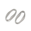 304 Stainless Steel Oval Linking Rings STAS-L300-010B-P-2