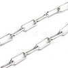 Iron Paperclip Chain Necklaces NJEW-JN03051-03-3