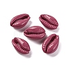 Baking Paint Cowrie Shell Beads SSHEL-M023-01J-1