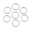 304 Stainless Steel Closed Jump Rings STAS-G393-06P-09-1