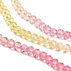 Transparent Painted Glass Beads Strands DGLA-A034-T3mm-A07-4