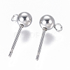 Non-Tarnish 304 Stainless Steel Ear Stud Components STAS-I120-16C-P-2