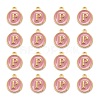Golden Plated Alloy Enamel Charms ENAM-S118-07P-2