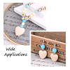 Chinese Cherry Wood Beads WOOD-TA0001-40-8