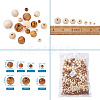 Unfinished Natural Wood Beads WOOD-TA0002-41-LF-10