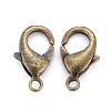 Brass Lobster Claw Clasps KK-903-AB-NF-2