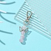 Angel Glass Pendant Decorations HJEW-YW00009-06-2