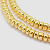 Electroplate Non-magnetic Synthetic Hematite Beads Strands X-G-L485-04A-G-2