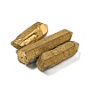 Electroplated Natural Quartz Crystal Graduated Beads Strands G-P315-A17-2