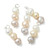 Natural Cultured Freshwater Pearl Pendants PALLOY-JF05323-2