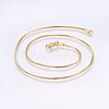 304 Stainless Steel Snake Chain Necklaces NJEW-F221-05G-1