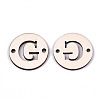 Unfinished Natural Poplar Wood Links Connectors WOOD-S045-140B-01G-2