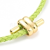 Braided Steel Wire Bracelets Making BJEW-H610-02G-01-2