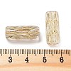 Metal Enlaced Transparent Acrylic Beads MACR-M045-10-3