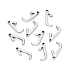 Tarnish Resistant 201 Stainless Steel Charms STAS-R105-J-2