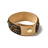 Faux Suede Snap Cord Bracelet BJEW-F428-04-5