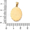 304 Stainless Steel Micro Pave Clear Cubic Zirconia Pendants CU-CBAF0F8-05A-G-3