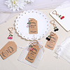 Alloy Enamel & Resin Keychains HJEW-WR00054-4