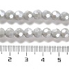Electroplate Opaque Glass Beads Strands LS-EGLA-A035-P6mm-A22-4