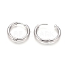Tarnish Resistant 202 Stainless Steel Huggie Hoop Earrings A-EJEW-F111B-19mm-P-3