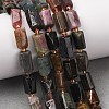 Natural Multicolor Tourmaline Beads Strands G-D110-H02-01-2
