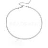 304 Stainless Steel Snake Chain Necklaces for Women WG80FEF-21-3